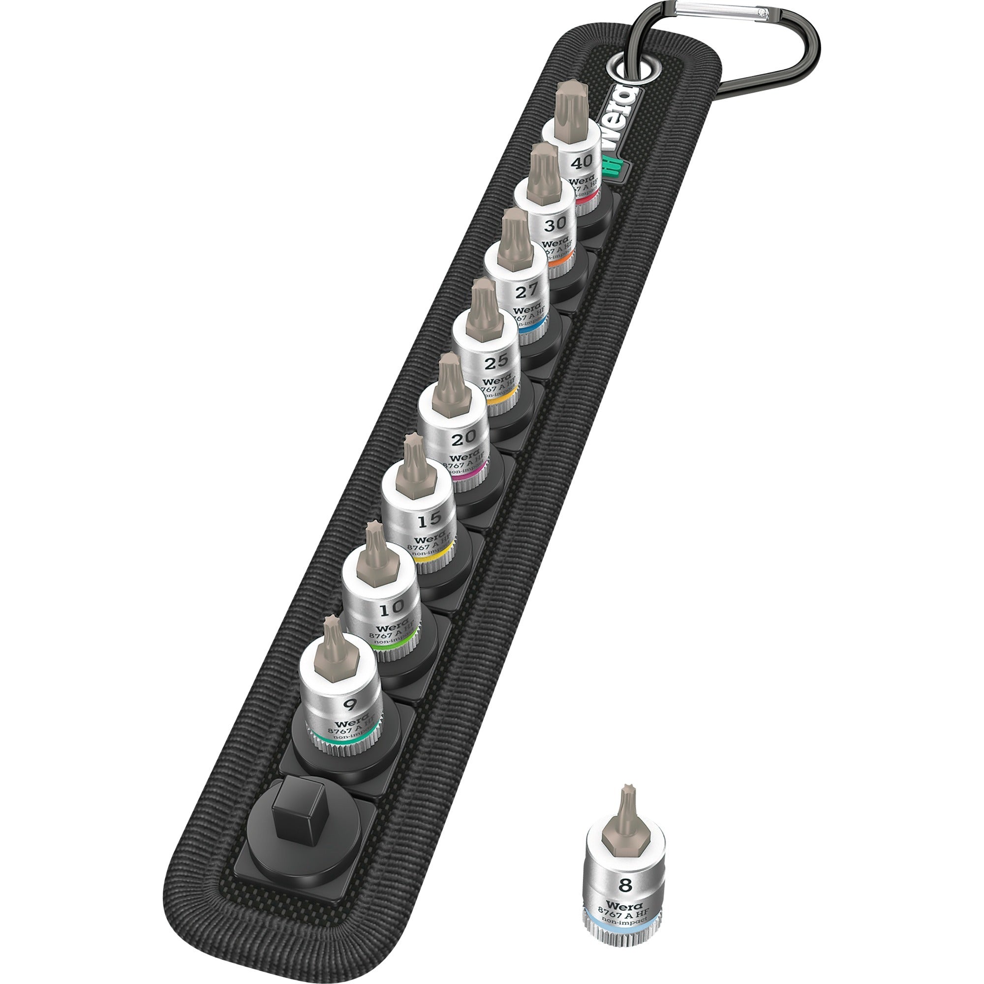 Wera Riem Bitdoppenset Torx 1 4-aandrijving | 9-delig