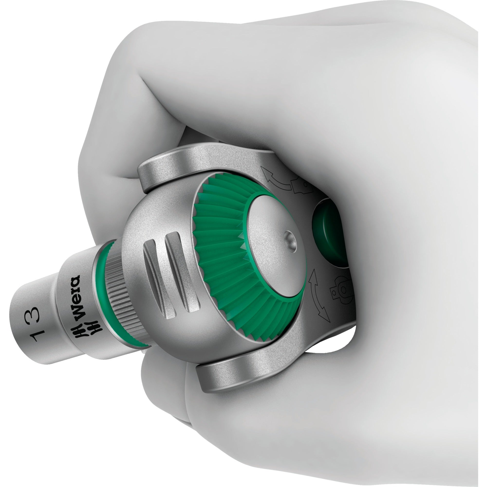 Wera Zyklop Speed-Knarrens.8100 SB2 3 8