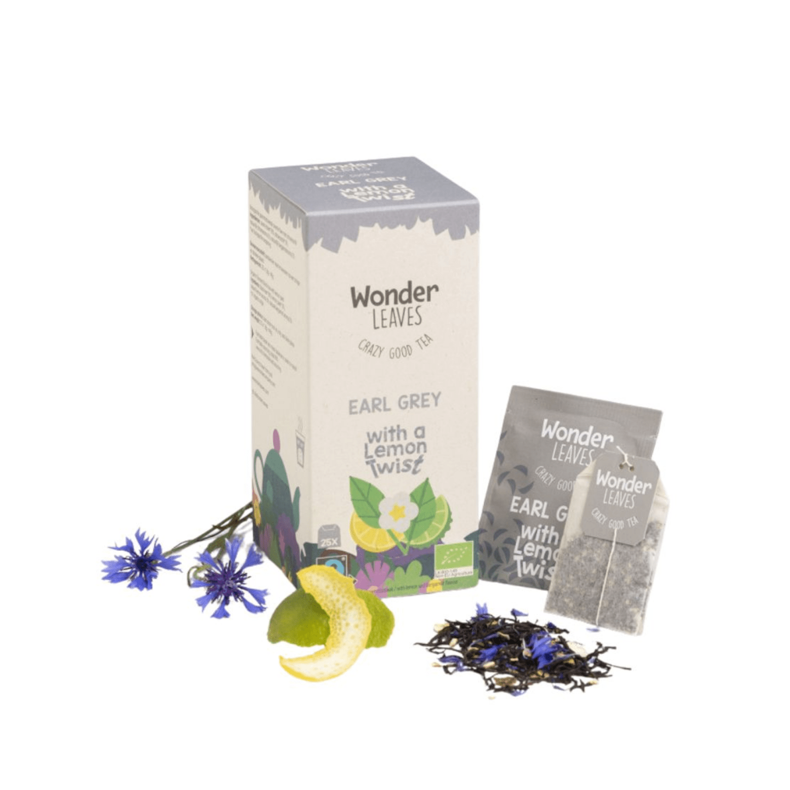 Wonder leaves bio ft earl grey lemon (25x 1,8gr)