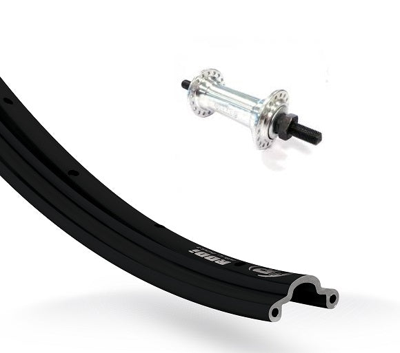 Kt voorwiel 28x1 1 2 alu zwart gela