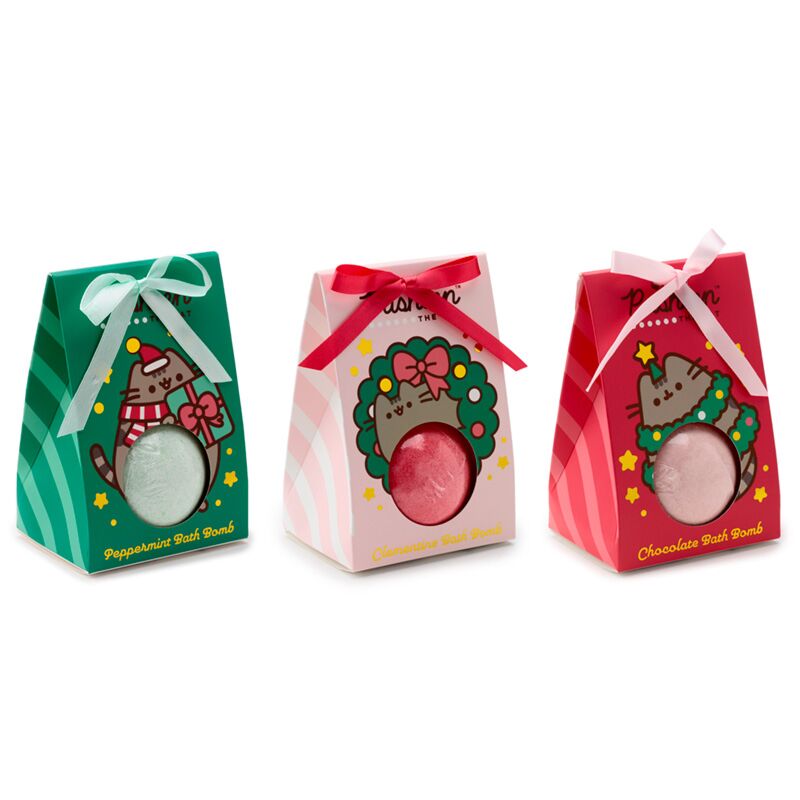 Bruisbal geschenkdoos - kerstmis pusheen de kat