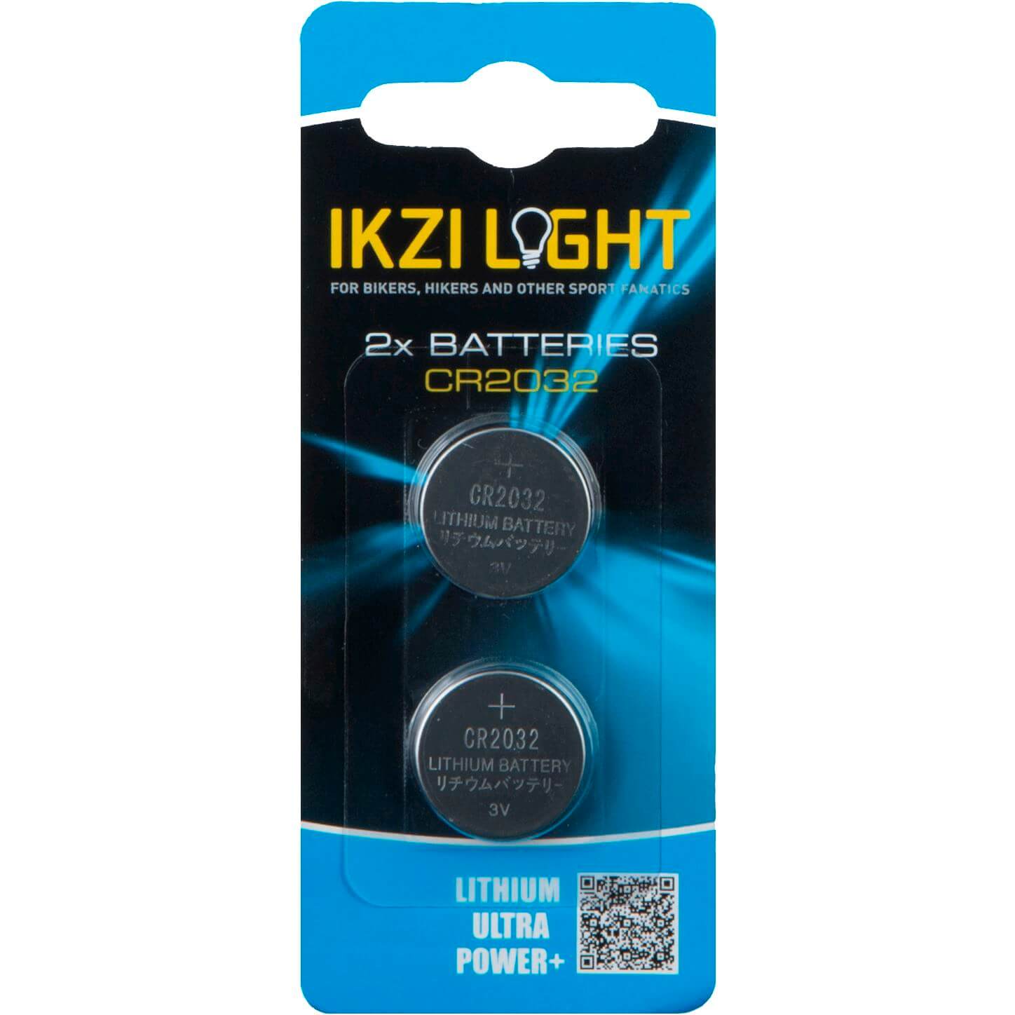 Pile bouton IkziLight Cr2032 | Lithium | 3V | 220 mAh
