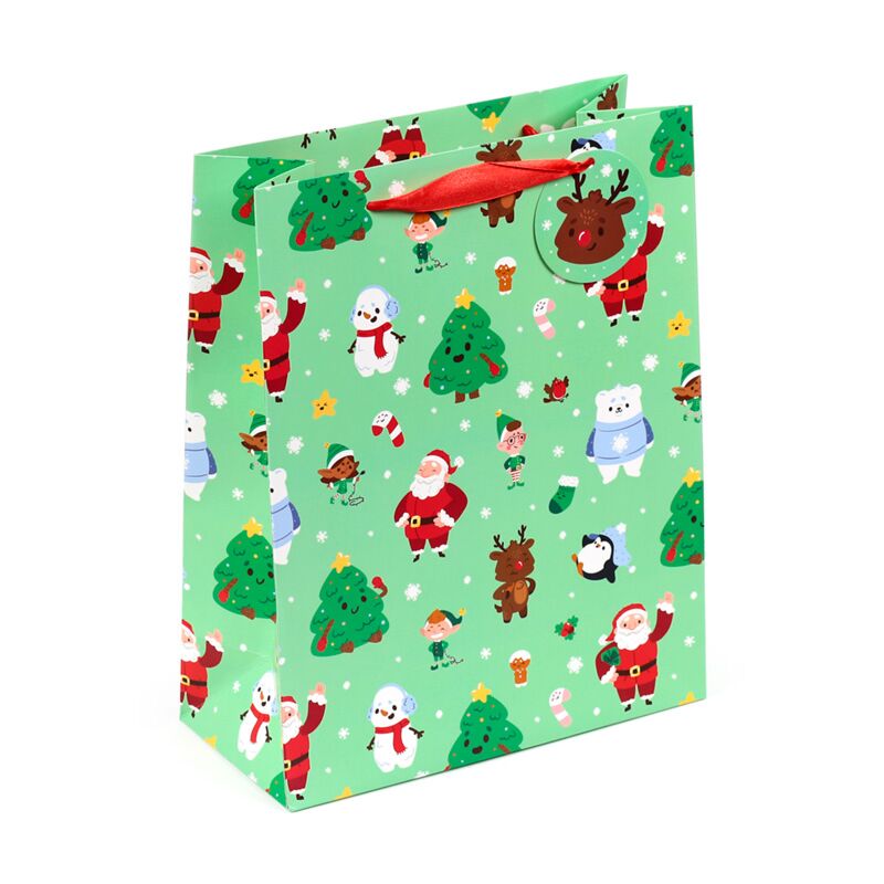 Kerstmis jingle bos cadeautasje groot