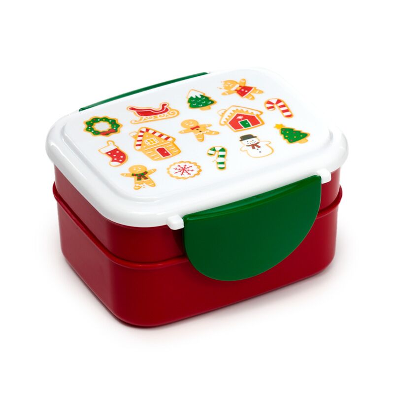 Kerstmis baker street peperkoek clip bentobox lunchtrommel