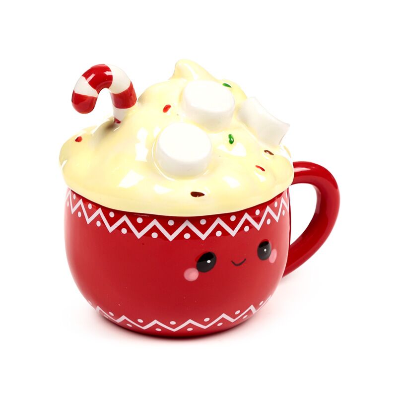 Warme chocolademelk foodiemals mok deksel