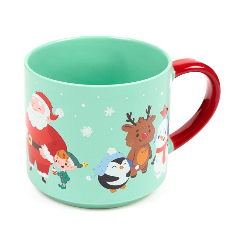 Kerstmis jingle grote porseleinen mok