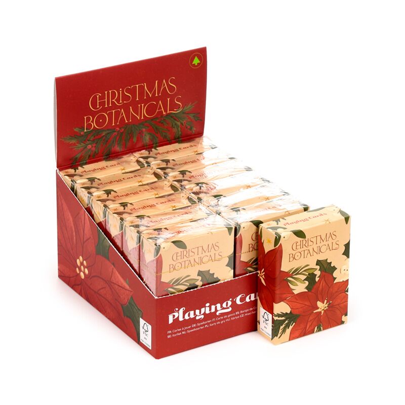 Christmals botanicals speelkaarten kaartspel