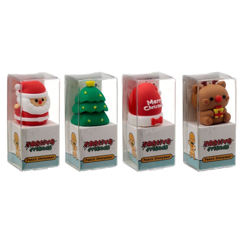 Feestelijke kerstmis potloodslijper