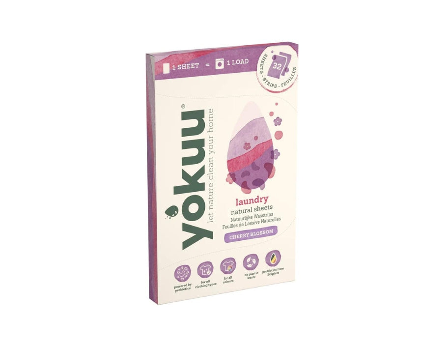 Yokuu wasstrips - wasmiddeldoekjes - kersenbloesem - 32 stuks