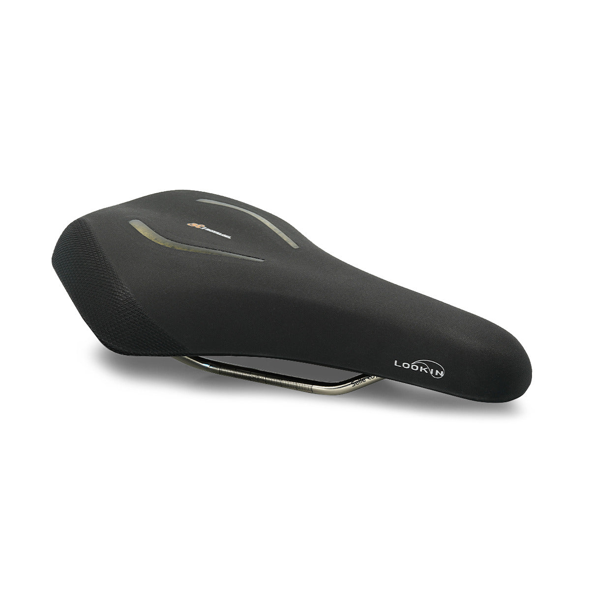 Selle royal zadel lookin evo medium stracciatella zwart