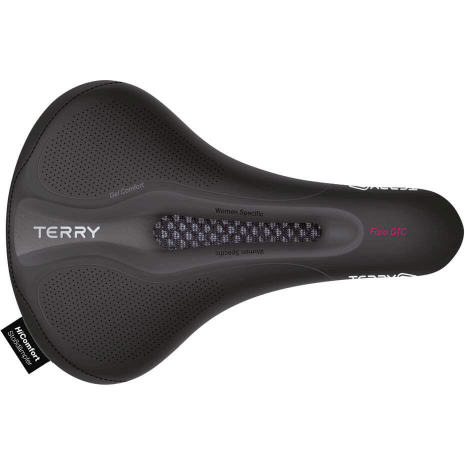Terry zadel fisio gtc max gel dames zwart