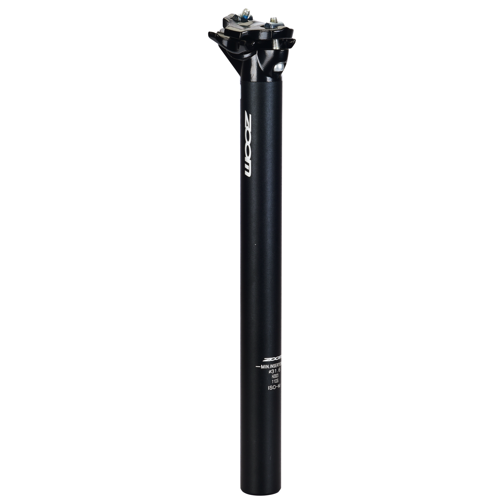 Hulzebos cycle parts b.v. zoom zadelpen 30.9 vast atb 2-bouten 350 mm zwart