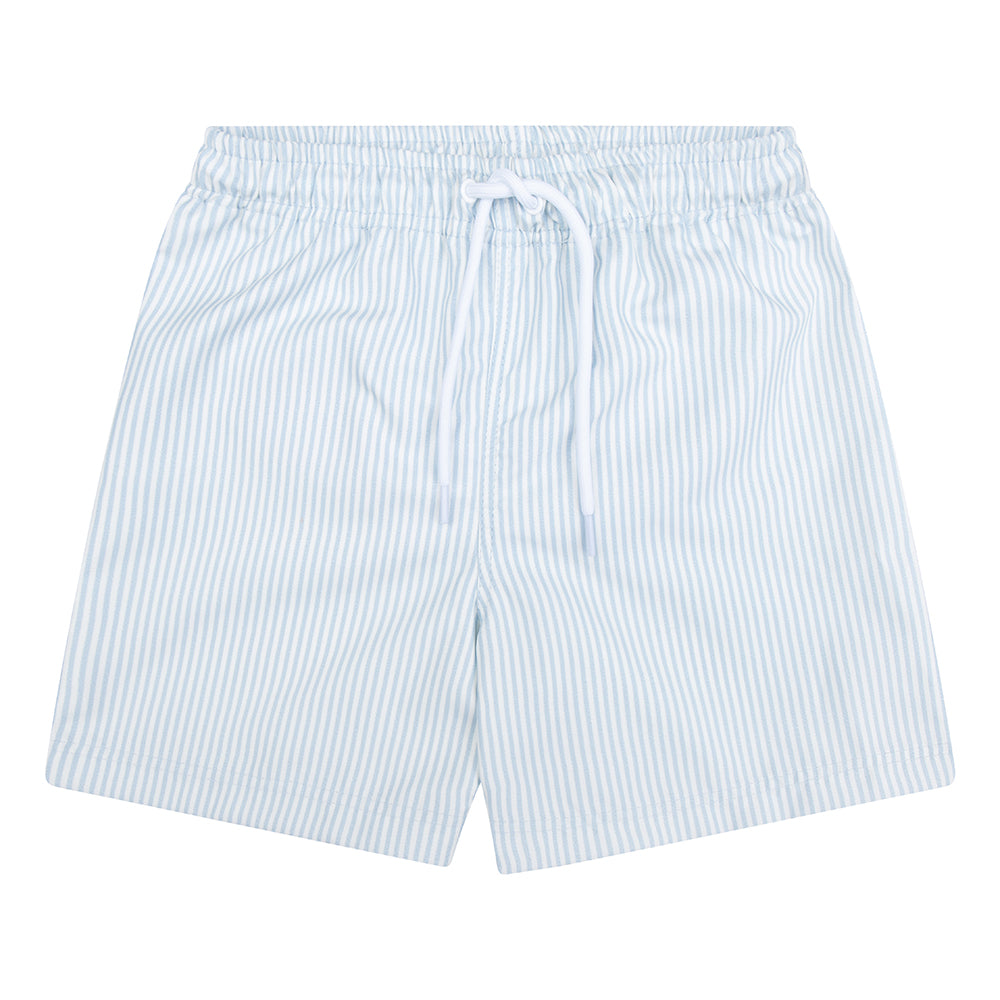 Blauwe strepen | blauw witte uv zwembroek jongens mannen