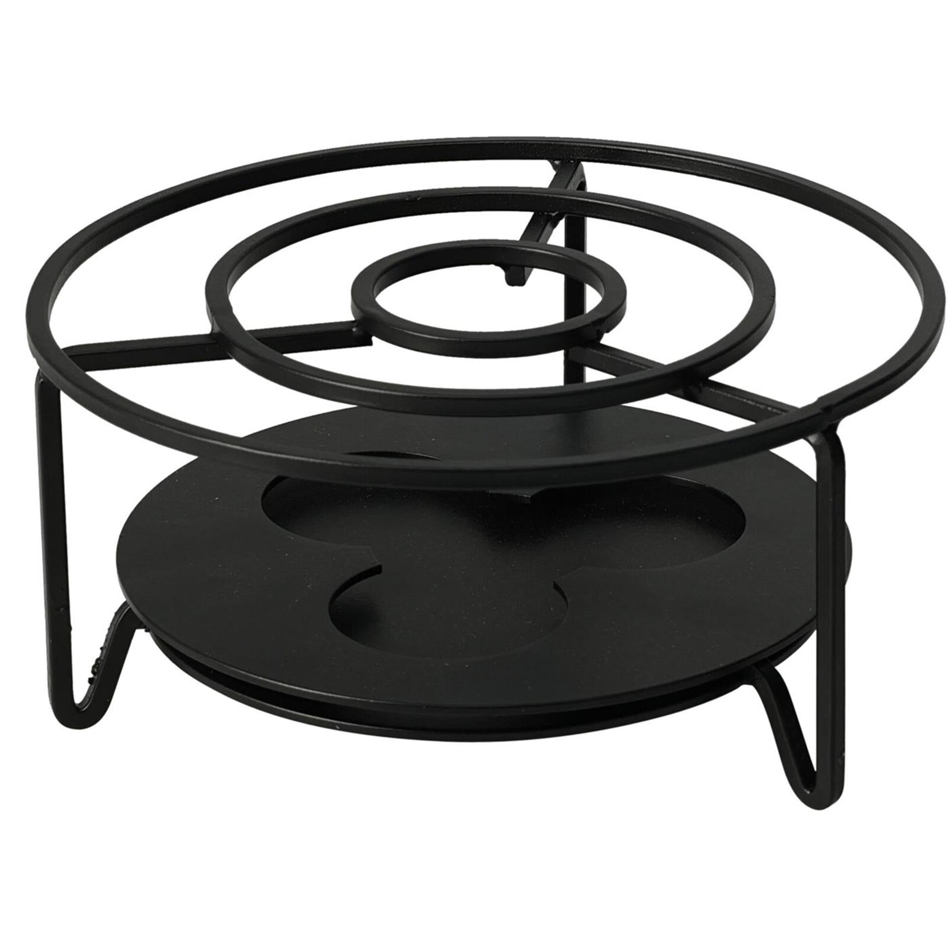 Excellent houseware rechaud ø16xh8cm zwart
