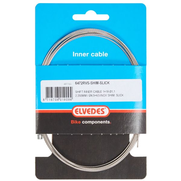 versnellingsbinnenkabel Shimano 2,25 m 1,1 mm zilver