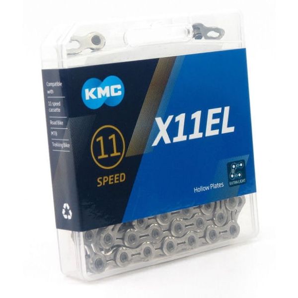 Chaîne KMC 1 2-11 128 118 11v X11EL argent