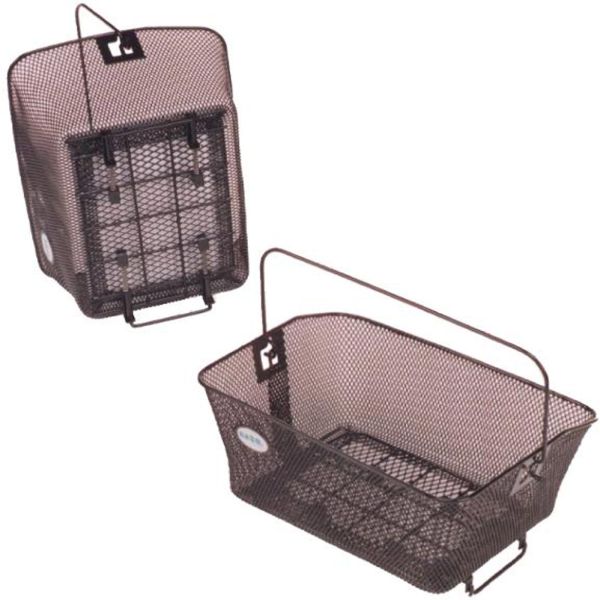 Basil Como - bike basket - rear - black