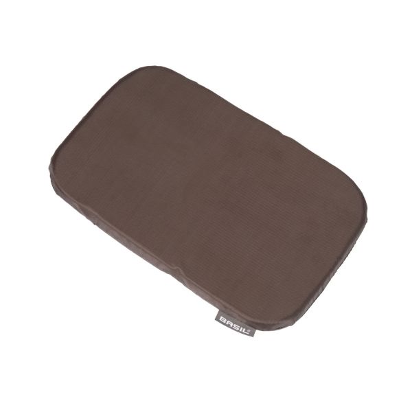 Basil Buddy KF - dog bike basket - front - biscotti brown