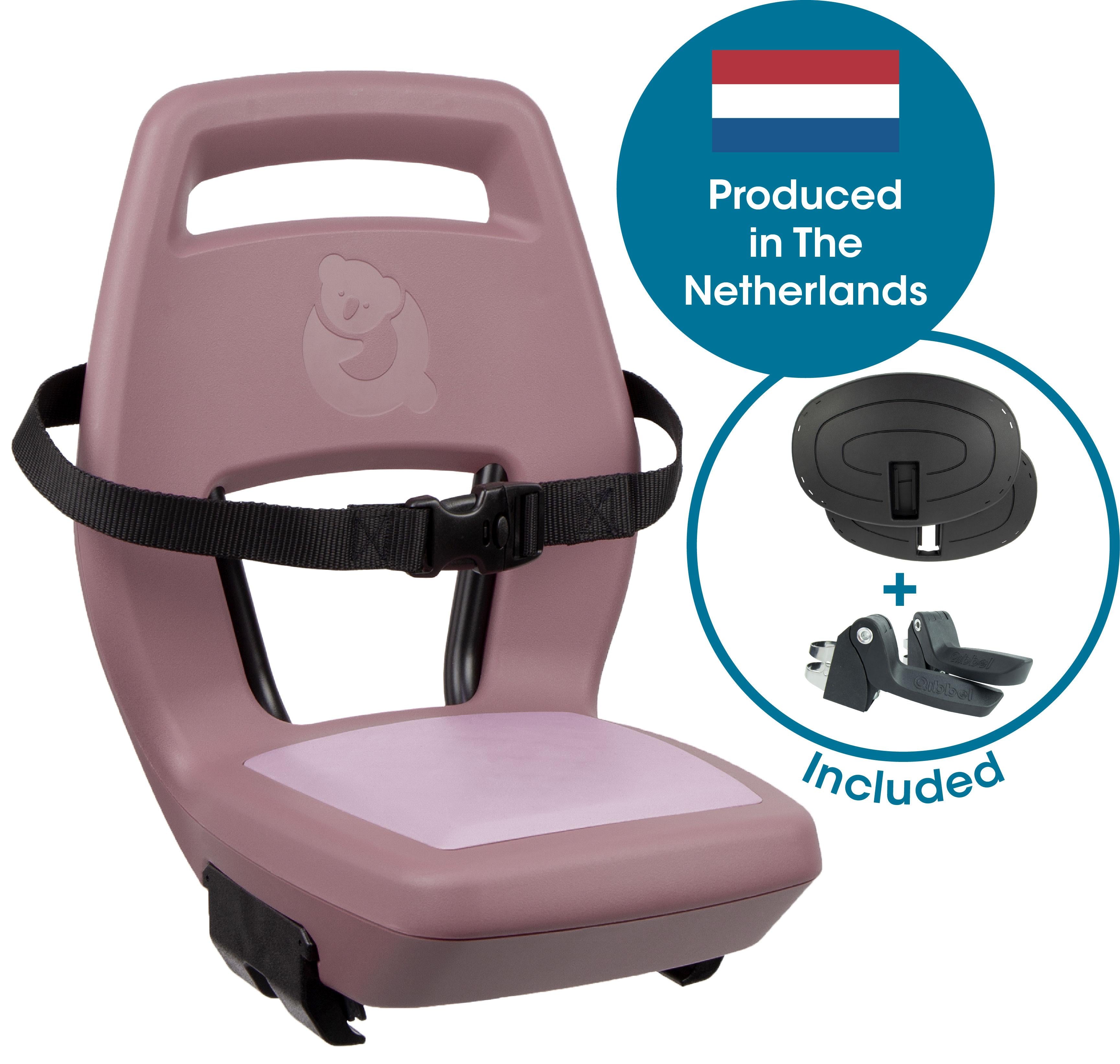 Qibbel achterzitje junior 6+ bagagedrager roze