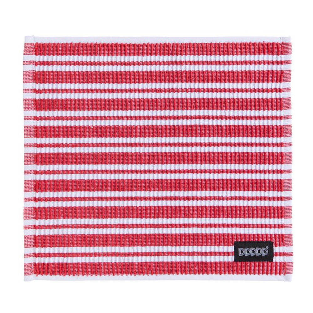 Ddddd vaatdoek classic clean pak a 4 stuks 30x30cm rood