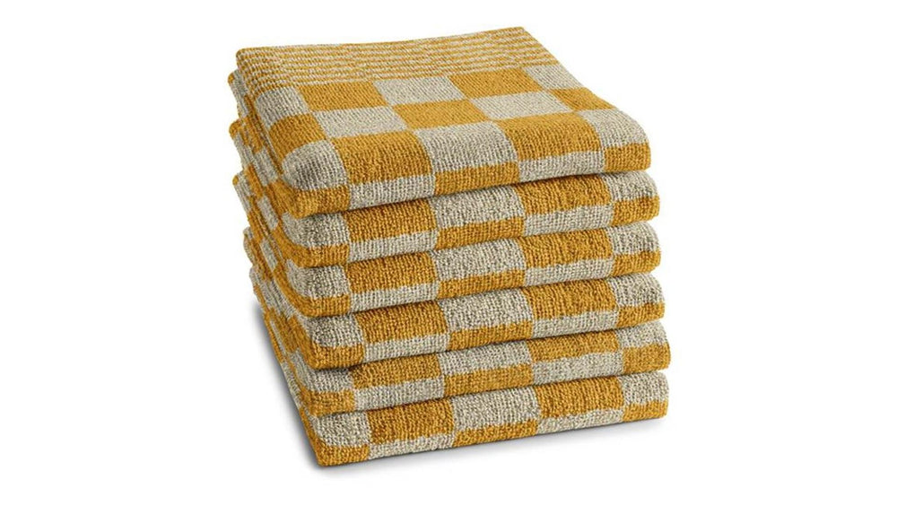 Ddddd keukendoek bbq ochre 50x55cm 6 stuks