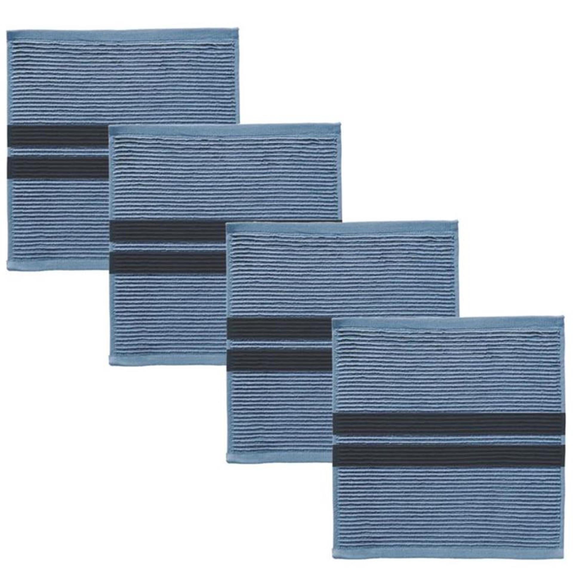 Ddddd vaatdoek baxter 30x30cm denim 4st