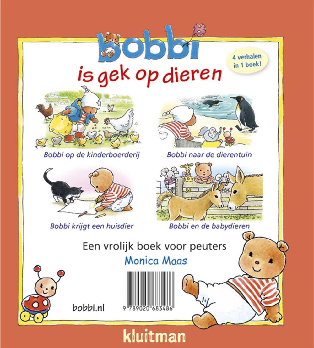 Kluitman bobbi - bobbi is gek op dieren