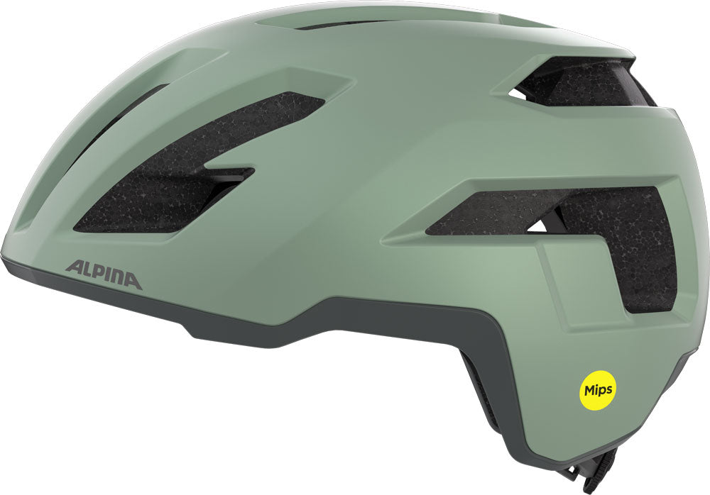 Olympic sportswear alpina sports tour helm taunus gravel mips 55-59 mat groen