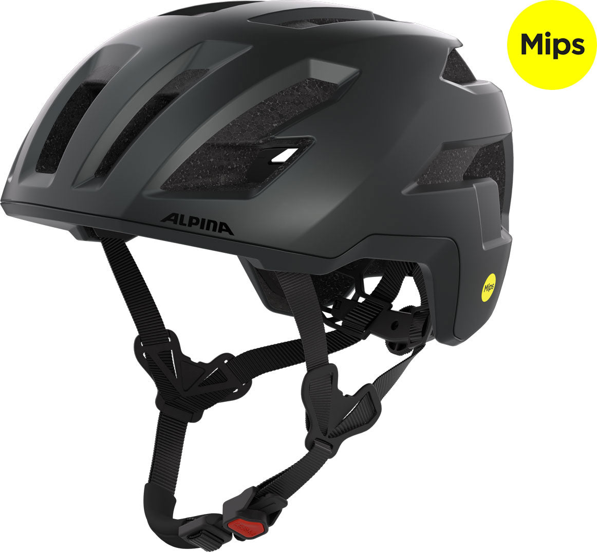 Alpina sports tour helm taunus gravel mips 52-56 mat zwart
