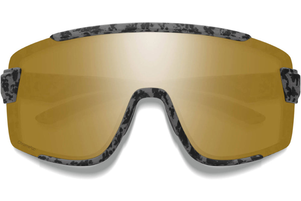 Smith - bril wildcat matte grijze marmeren chromapop gepolariseerde bronzen spiegel