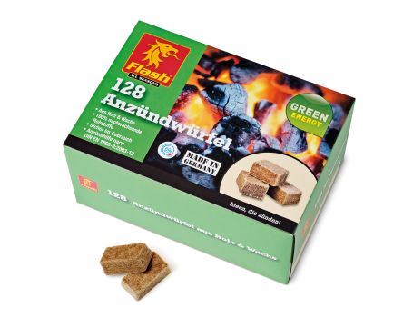 Boomex aanmaakblokjes - hout was - 128 stuks