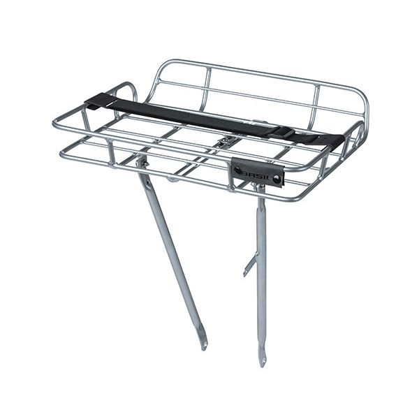 Porte-bagages avant Basil Portland 41 x 33 x 51 cm - argent