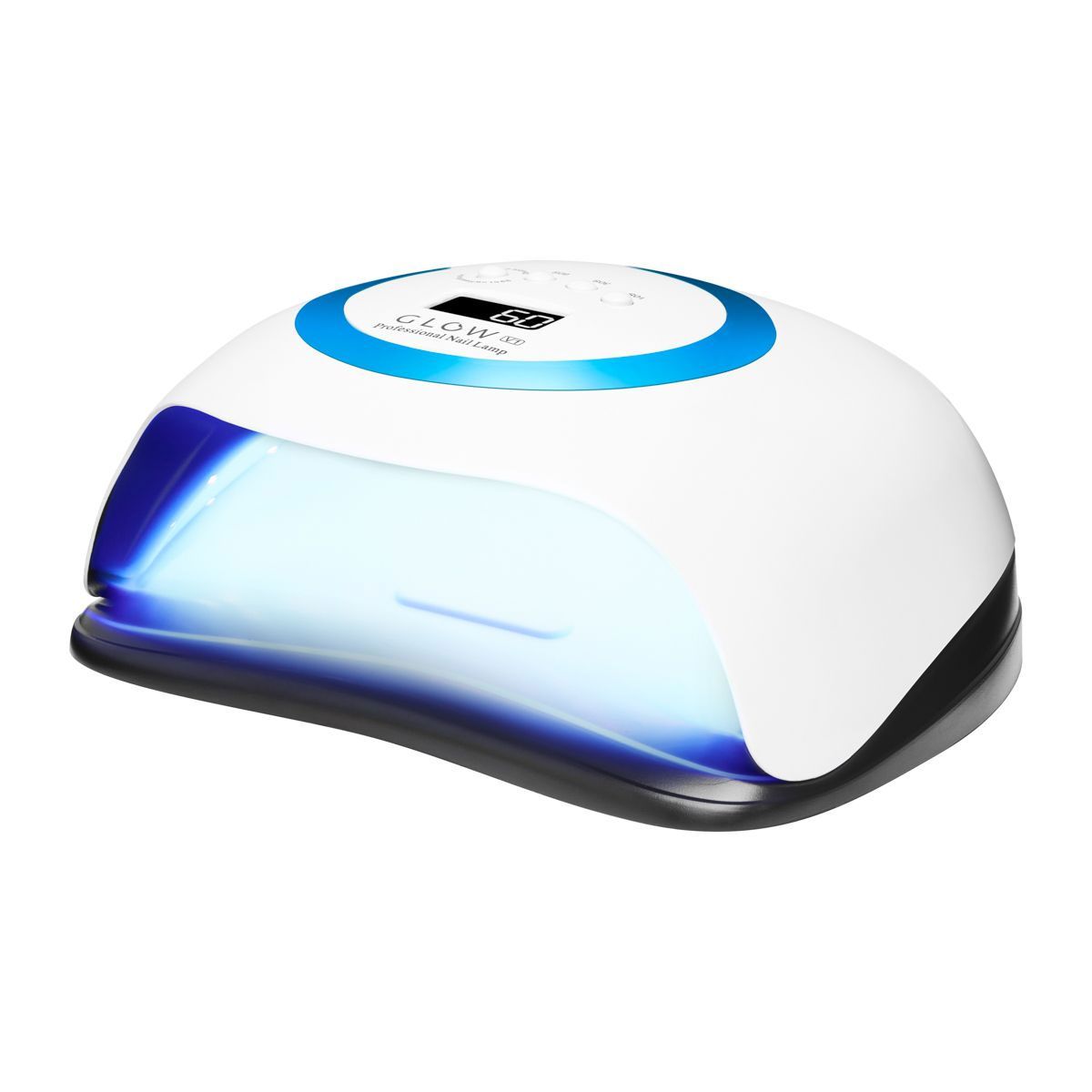 Glow v1 uv ledlamp dual 168w wit met metallic blauw