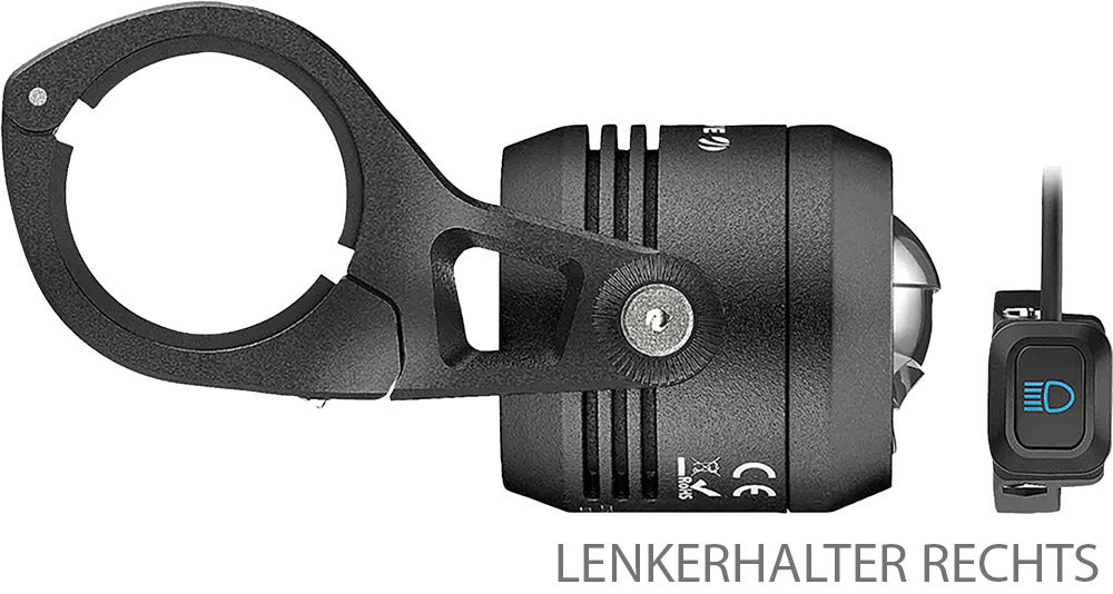 Litemove ac-210 e-bike front light | lenkerhalter rechts (31,8-35mm)