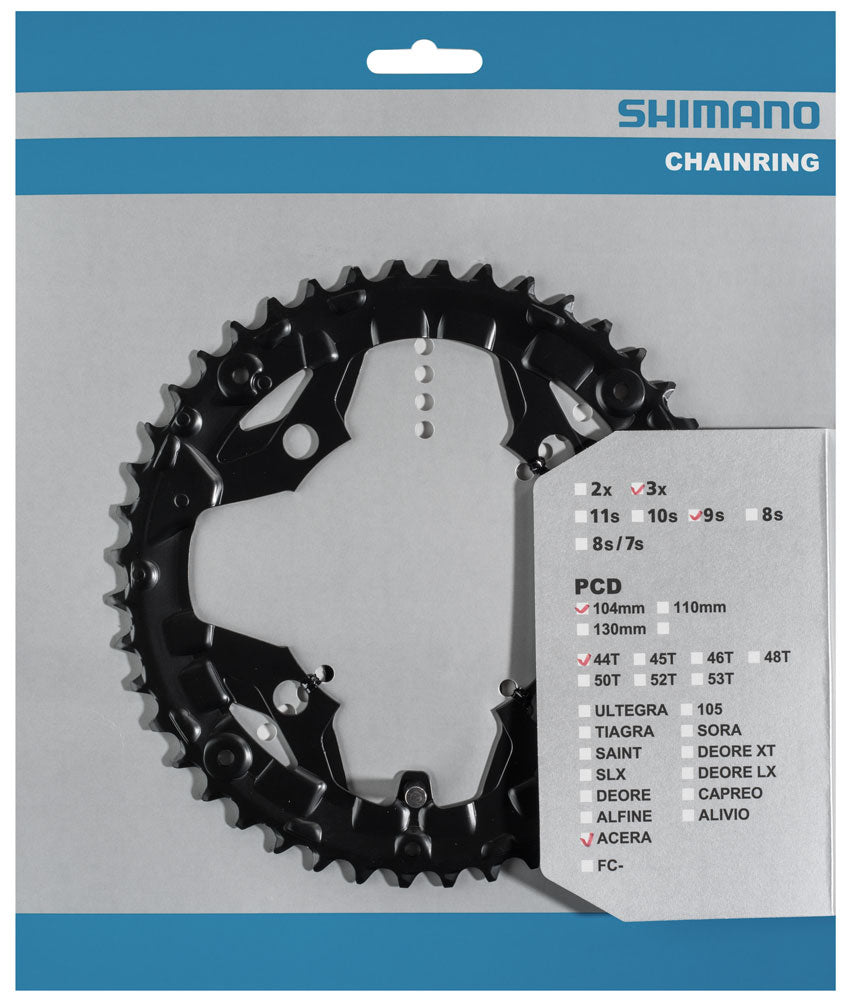 Shimano - Kettingblad 48T Acera FC-T3010 9 speed - voor kettingbeschermer - zwart