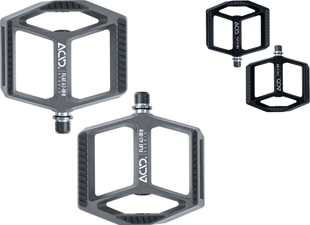 Acid flat a2-ib hybrid r pedals | black