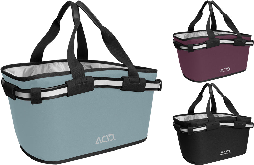Acid city 20 rilink luggage carrier basket | grey