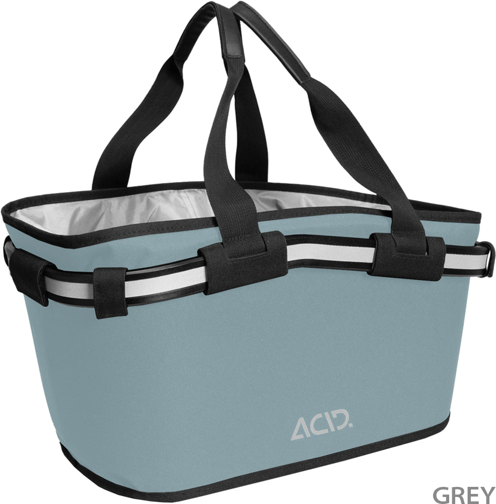 Acid city 20 rilink luggage carrier basket | grey