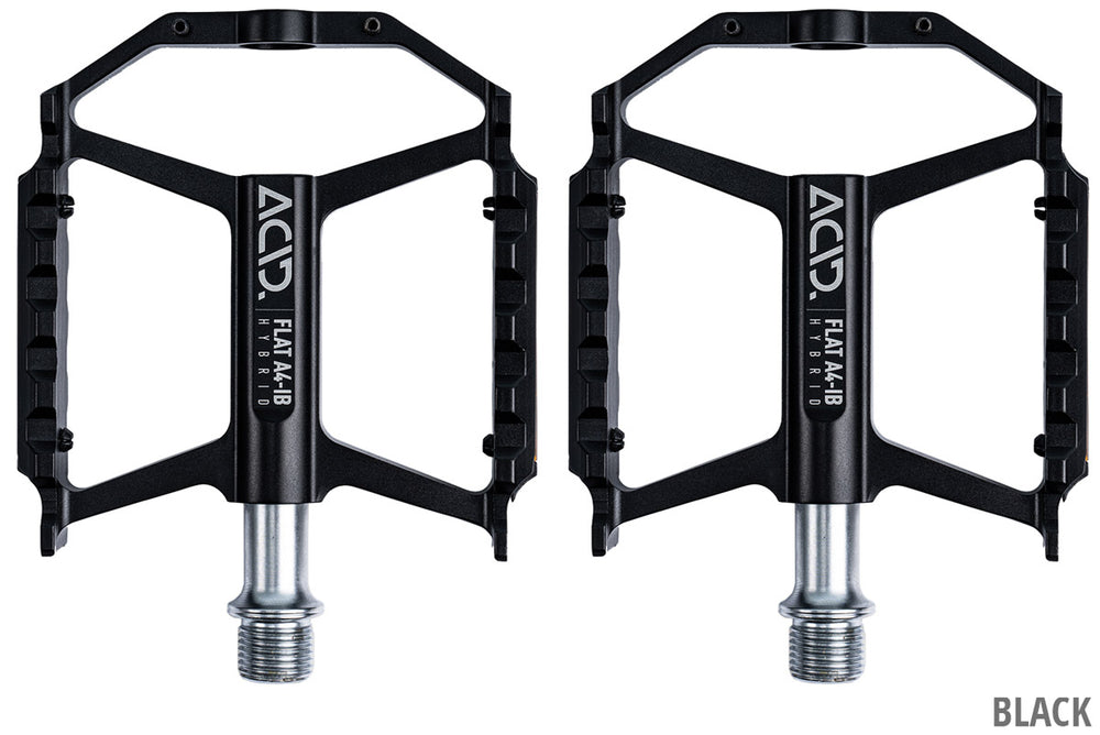 Acid flat a4-ib hybrid platform pedals | grey