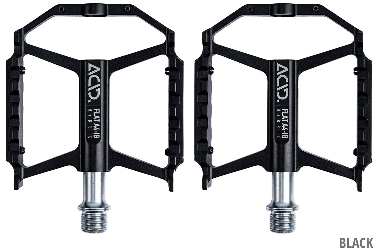 Acid flat a4-ib hybrid platform pedals | grey