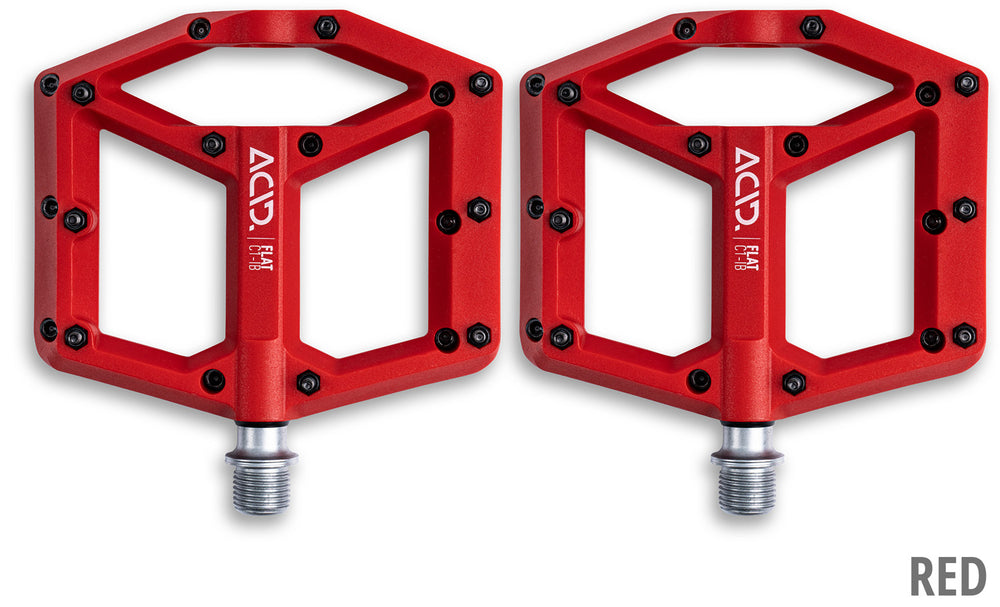 Acid flat c1-ib platform pedals | grey