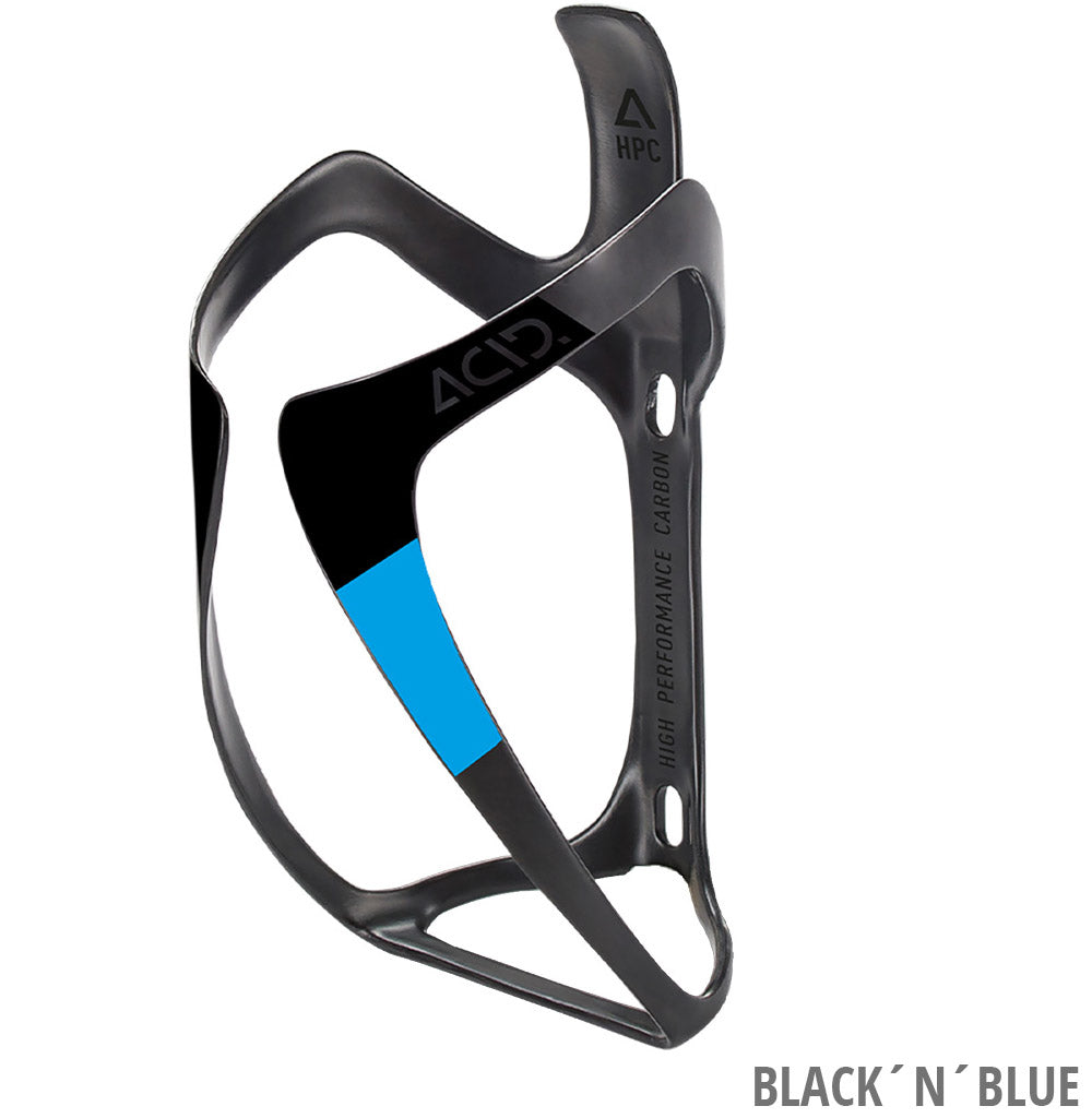 Acid hpc carbon bottle cage | black´n´blue