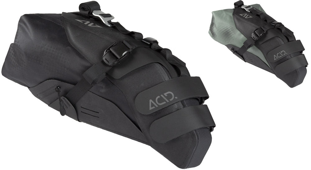 Acid pack pro 11 saddle bag | black´n´green