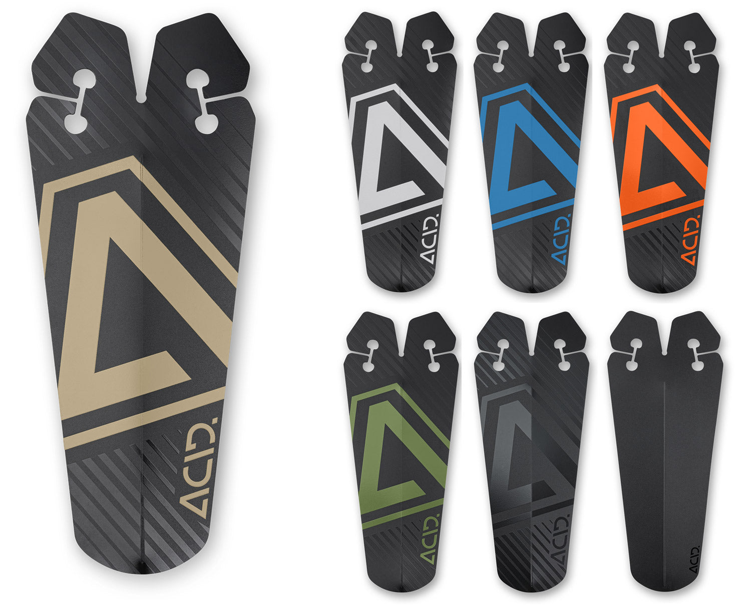 Acid splash mudguard | black