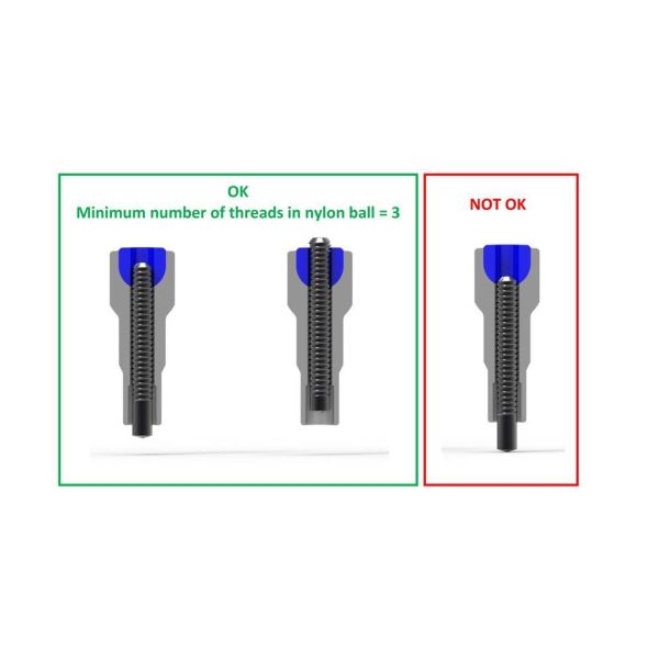Alpina Spoke Nipple, round head, 14G 15.0mm 4 Fg 2.3 ABS brass black (144 pcs)