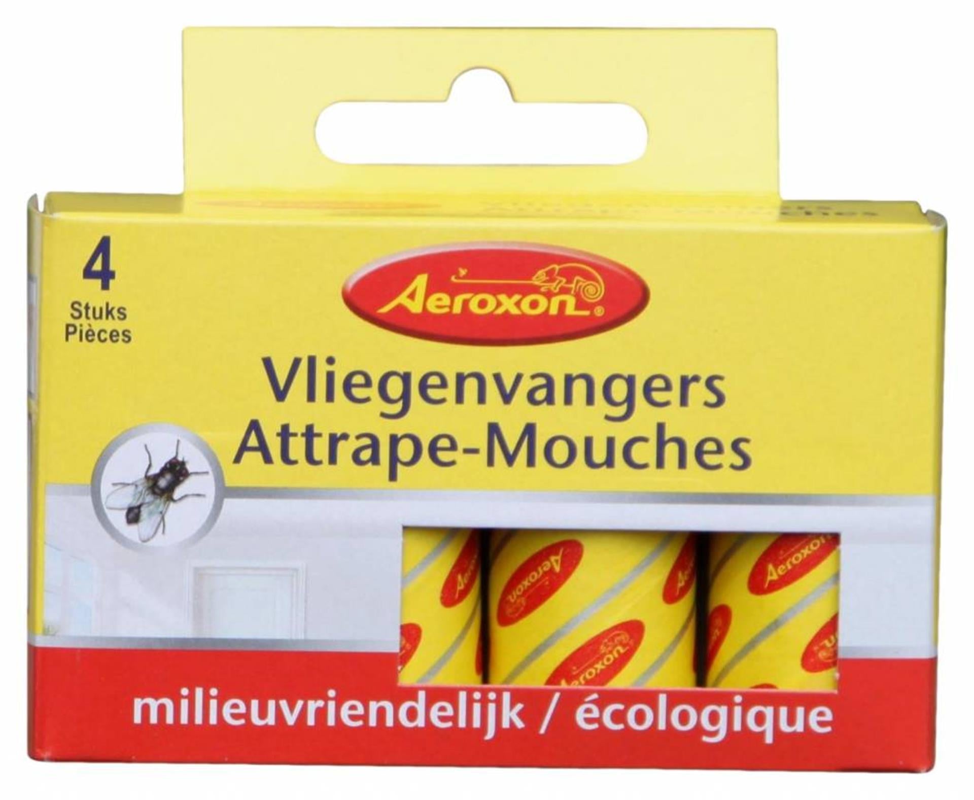 Aeroxon vliegenklevers vliegenvangers a 4 stuks