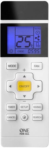 Enzo afstandsbediening universeel airco - 9800600