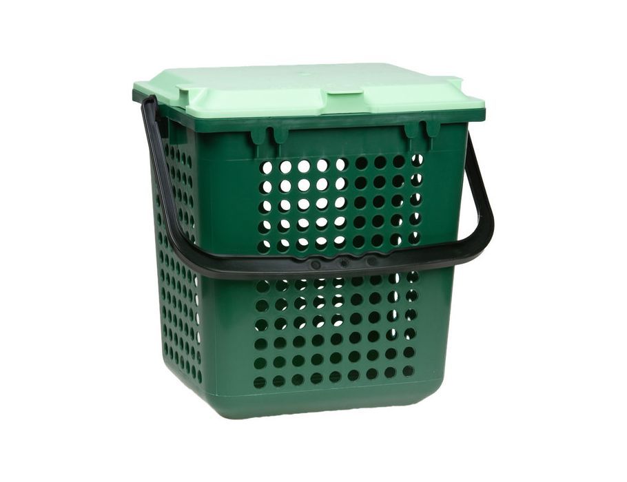Biomat gft container airbox met luchtgaten - 26 x 19,8 x 25,6 cm - 7l