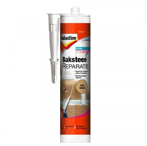Alabastine baksteenrep. geel-bruin 310ml - 5233723