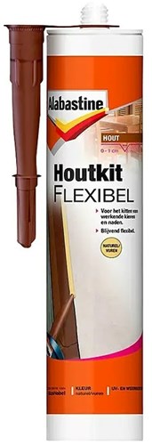 Alabastine houtkit flexibel naturel 300ml - 5096031